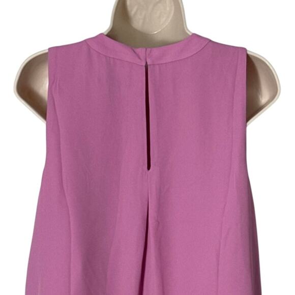 J. Crew Drapey Sleeveless Top Blouse in Recycled Poly Lilac Size 10 - Picture 9 of 9